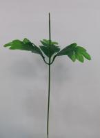Нога толстая с листом хризантемы 45 см