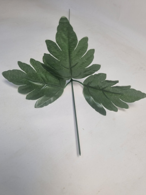 НХ001 Нога хризантемы с листом 42см (100шт/уп)