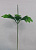 НХ002 Нога толстая с листом хризантемы 45 см